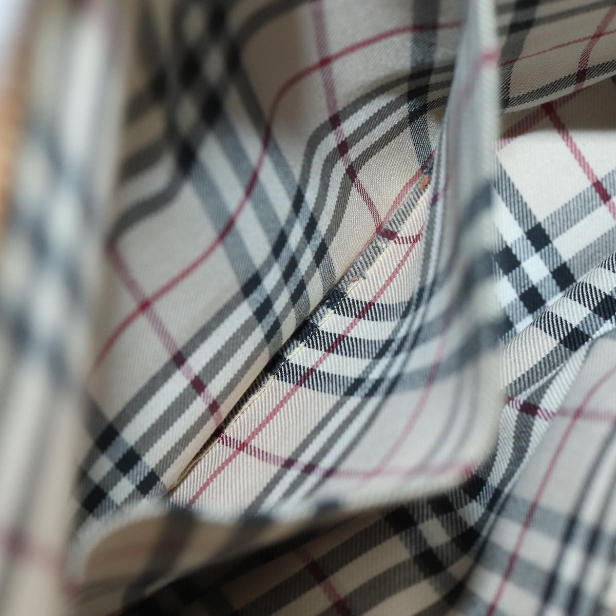 Burberry Shoulder Bag Leather, BEIGE, CANVAS, Shoulder bag