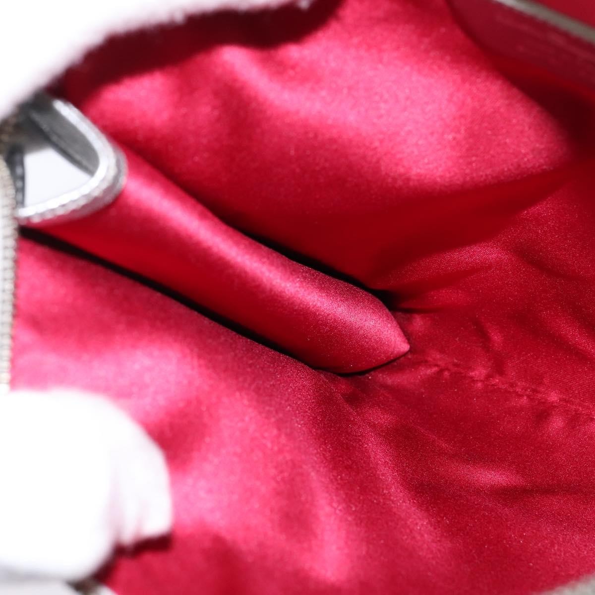 Salvatore Ferragamo Gancini Shoulder Bag Leather, SILVER, LEATHER, Shoulder bag