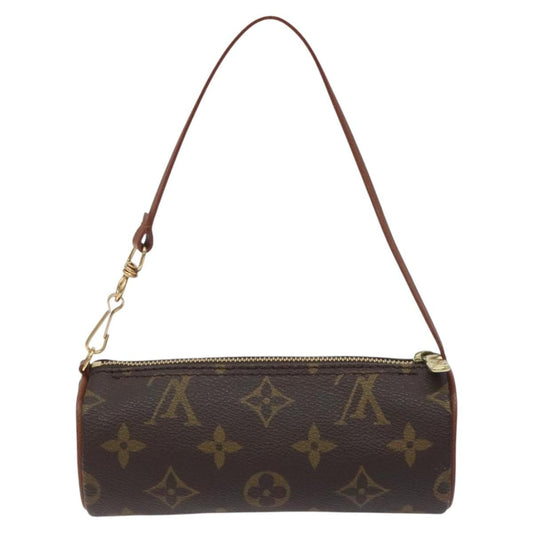 Louis Vuitton Papillon Pochette Monogram Canvas, BROWN, CANVAS, Clutche & pouche