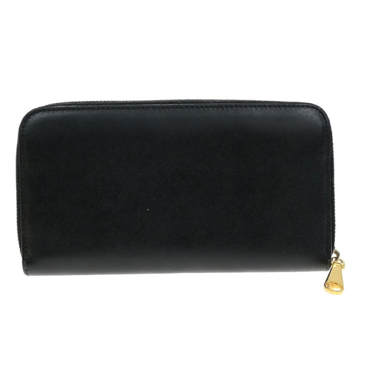 Fendi F is Fendi Zip Around Wallet Leather, BLACK, LEATHER, Wallets