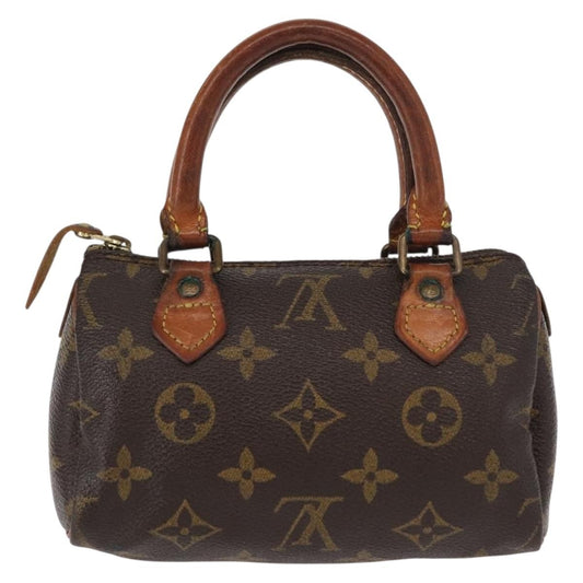 Louis Vuitton Speedy Mini HL Handbag Monogram Canvas, BROWN, CANVAS, Handbag
