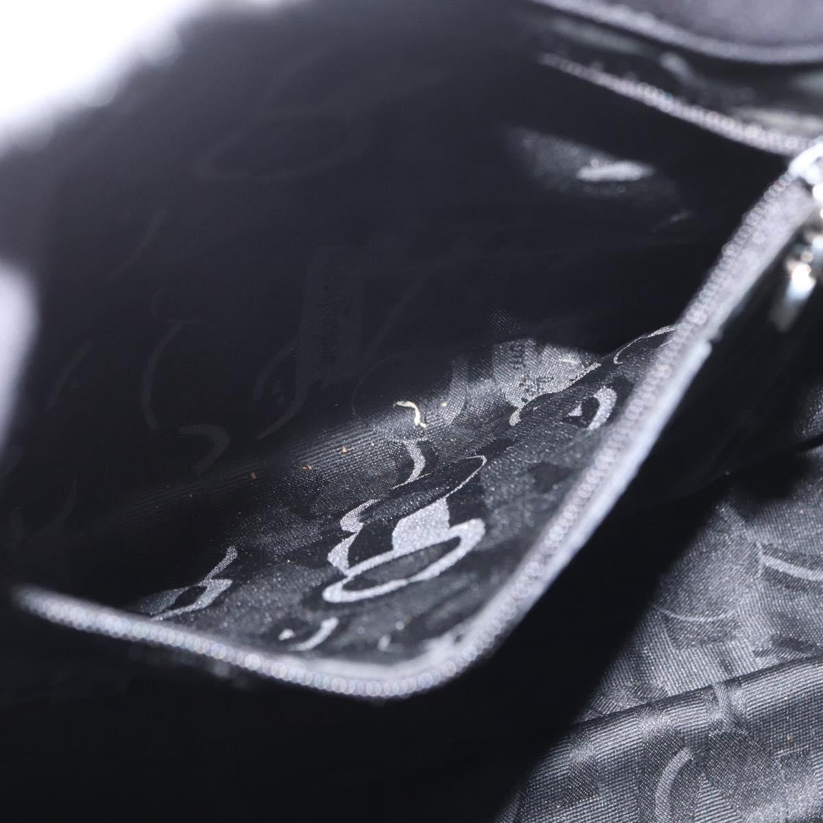 Salvatore Ferragamo Vala Shoulder Bag Nylon, BLACK, NYLON, Shoulder bag