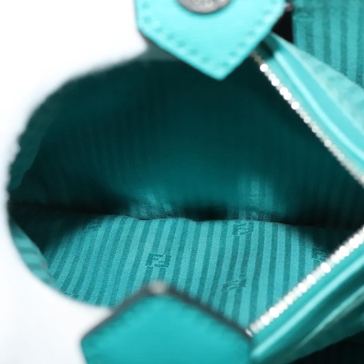 Fendi 2Jours Bag Leather, GREEN, LEATHER, Handbag