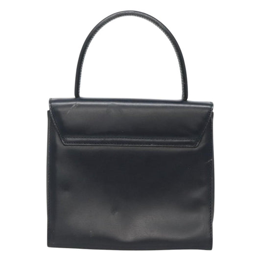 Celine Handbag Leather, NAVY, LEATHER, Handbag