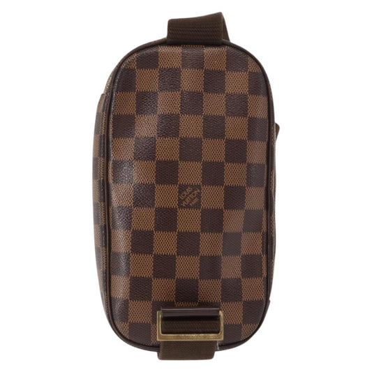 Louis Vuitton Pochette Gange Damier, Brown, Canvas, Clutch