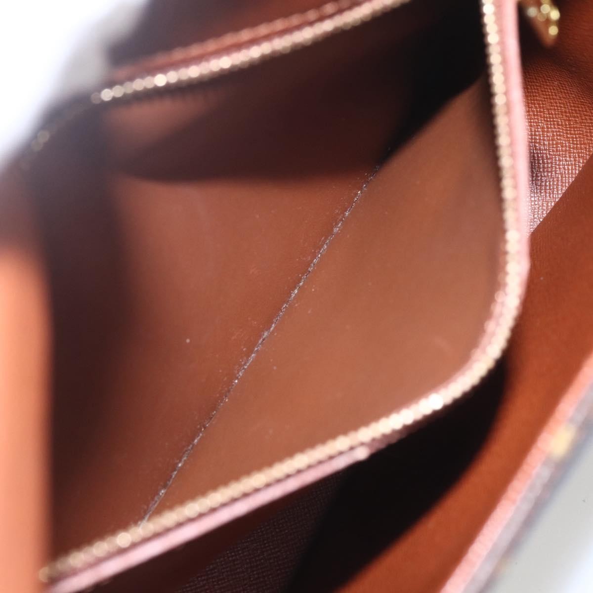 Louis Vuitton Saint Cloud Handbag Monogram Canvas, BROWN, CANVAS, Shoulder bag