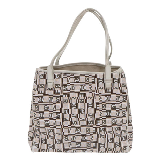 Salvatore Ferragamo Gancini Tote Leather, WHITE, LEATHER, Tote bag