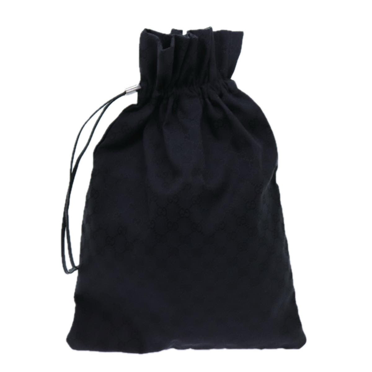 Gucci Vintage Web Drawstring Bucket Bag GG Coated Canvas, BLACK, CANVAS, Clutche & pouche