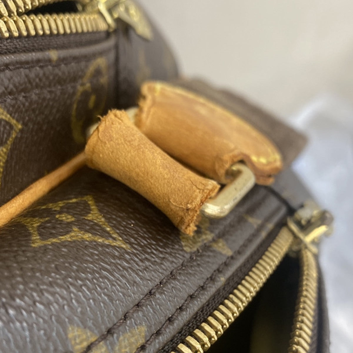 Louis Vuitton Reporter Bag Monogram Canvas, BROWN, CANVAS, Crossbody bag