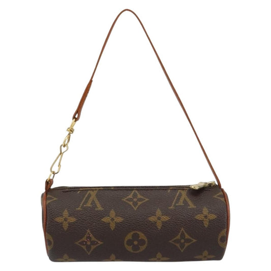 Louis Vuitton Papillon Pochette Monogram Canvas, BROWN, CANVAS, Clutche & pouche
