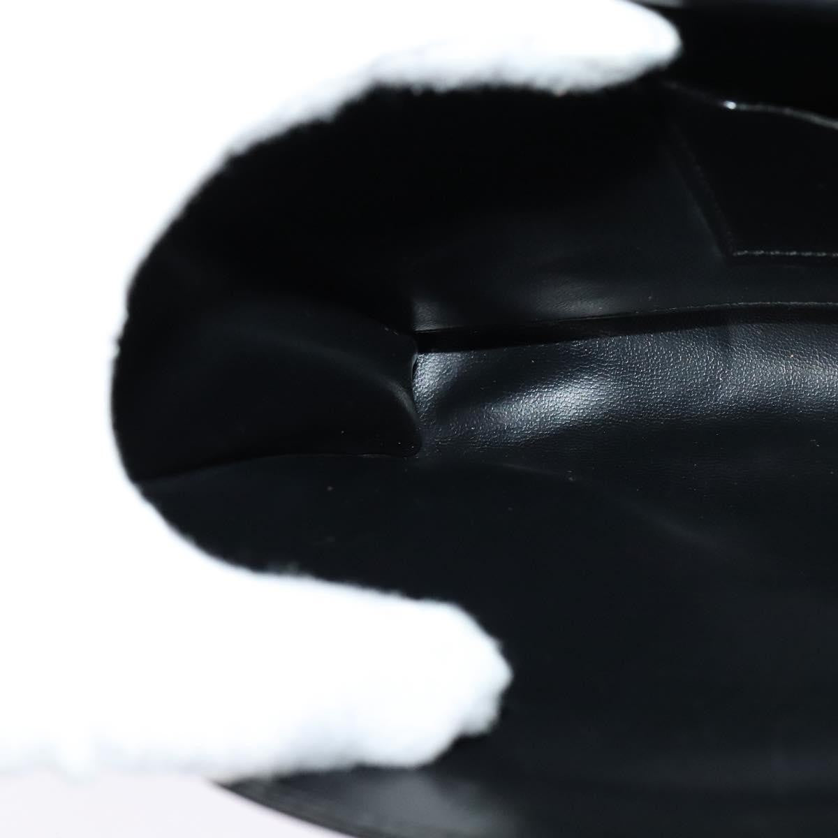 Salvatore Ferragamo Vintage Gancini Pochette Leather, BLACK, LEATHER, Clutche & pouche