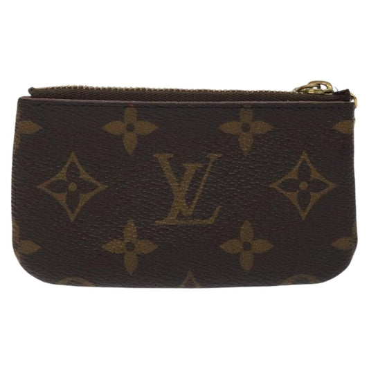 Louis Vuitton Pochette Clés Monogram Vivienne, BROWN, CANVAS, Wallets