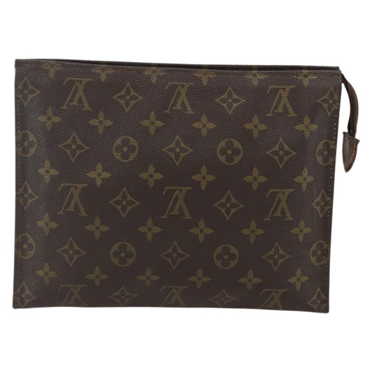 Louis Vuitton Toiletry Pouch Monogram Canvas, BROWN, CANVAS, Clutche & pouche