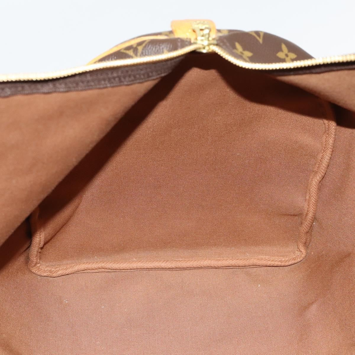 Louis Vuitton Keepall Bag Monogram Canvas, BROWN, CANVAS, Travel bag