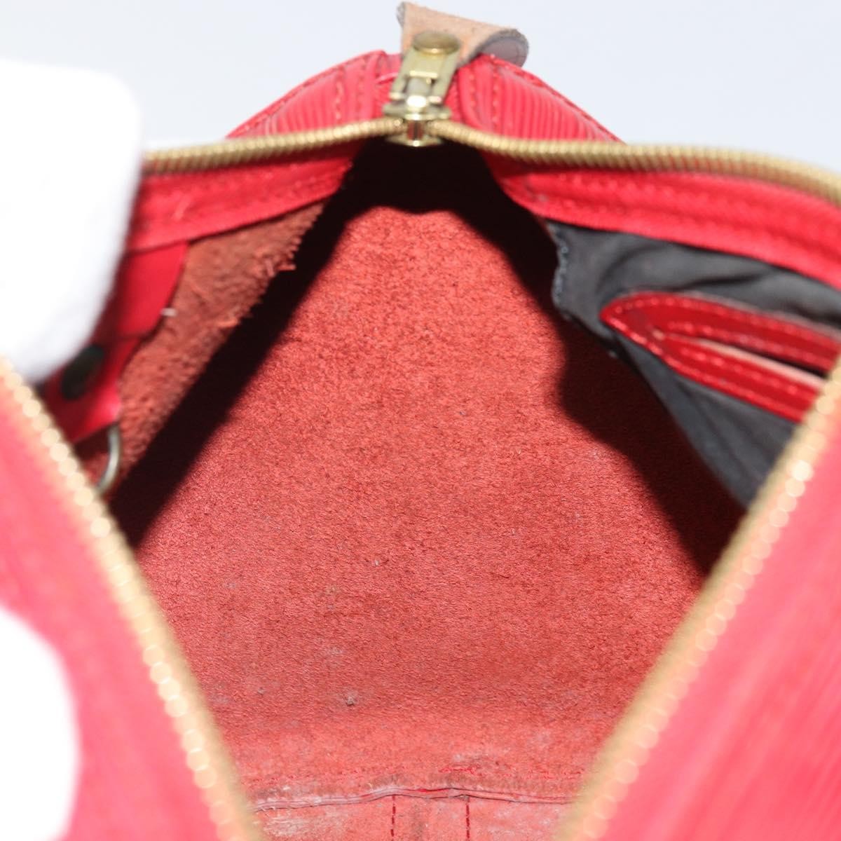 Louis Vuitton Speedy Handbag Epi Leather, RED, LEATHER, Handbag