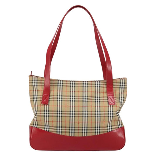 Burberry Nova Check Handbag Nova Check Canvas, BEIGE, CANVAS, Tote bag