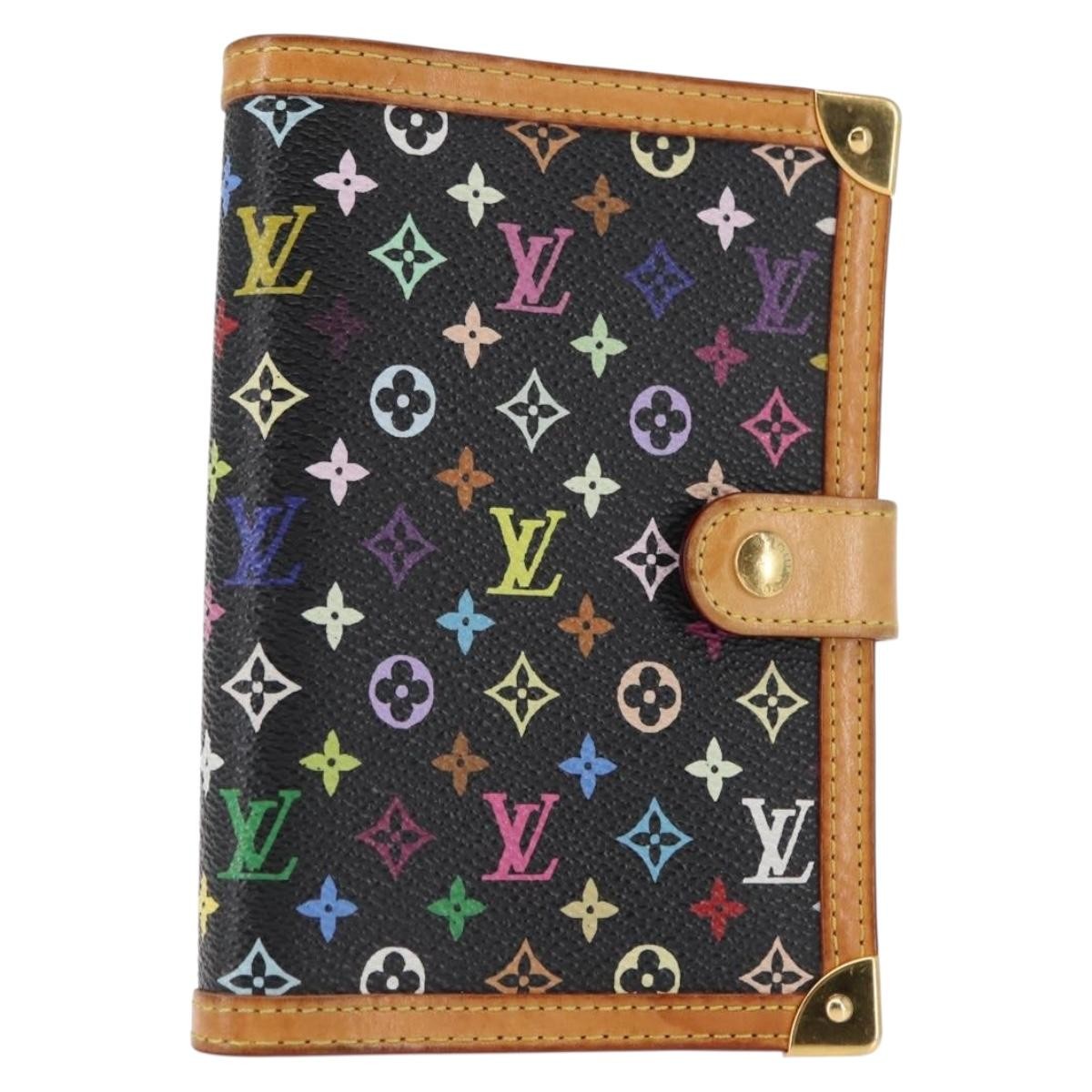 Louis Vuitton Agenda Cover Canvas Multicolor, BLACK, CANVAS, Toiletry Case