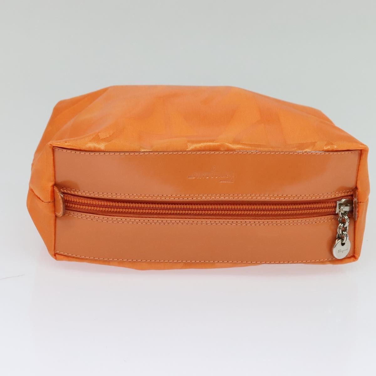 Salvatore Ferragamo Vintage Shoulder Bag Nylon, ORANGE, NYLON, Shoulder bag