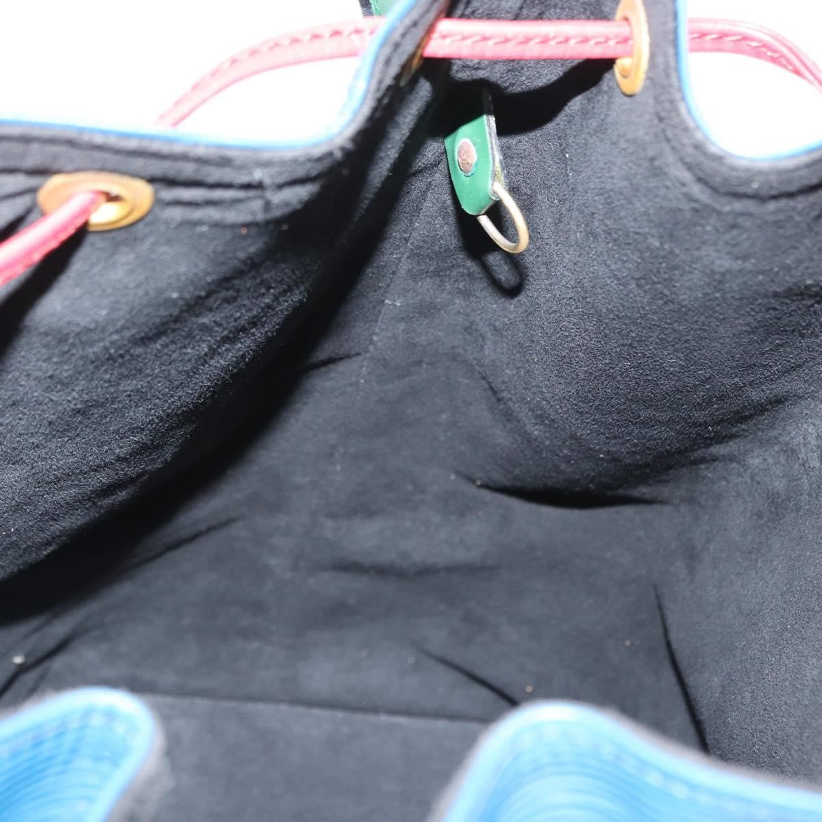 Louis Vuitton Tricolor Noe Handbag Epi Leather, BLUE, LEATHER, Shoulder bag