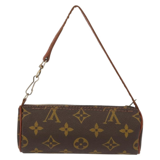 Louis Vuitton Papillon Pochette Monogram Canvas, BROWN, CANVAS, Clutche & pouche