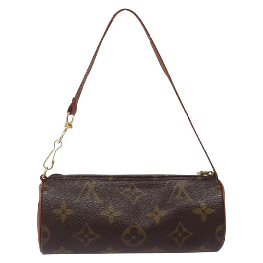 Louis Vuitton Papillon Pochette Monogram Canvas, BROWN, CANVAS, Clutche & pouche