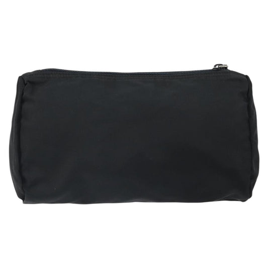 Prada Vintage Pouch Tessuto, BLACK, NYLON, Clutche & pouche