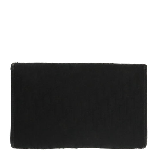 Christian Dior Trotter shoulder bag Canvas, BLACK, CANVAS, Clutche & pouche