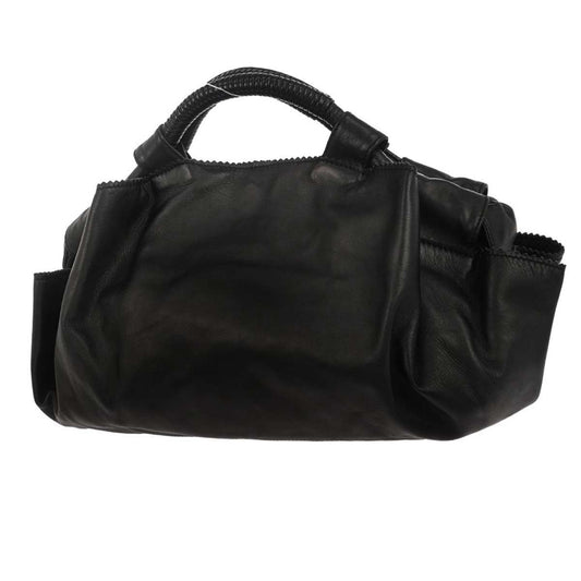 Loewe Anagram Logo Nappa Aire Hand Bag Leather, BLACK, LEATHER, Handbag