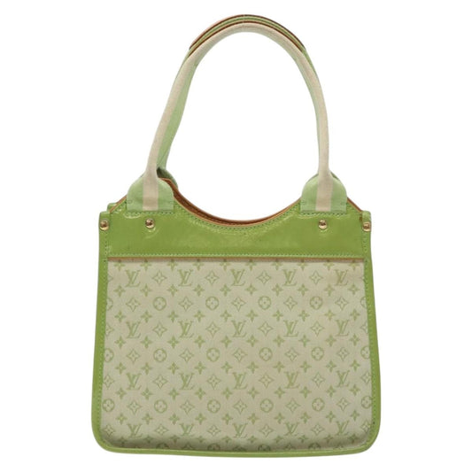 Louis Vuitton Kathleen Tote Mini Lin, GREEN, CANVAS, Handbag
