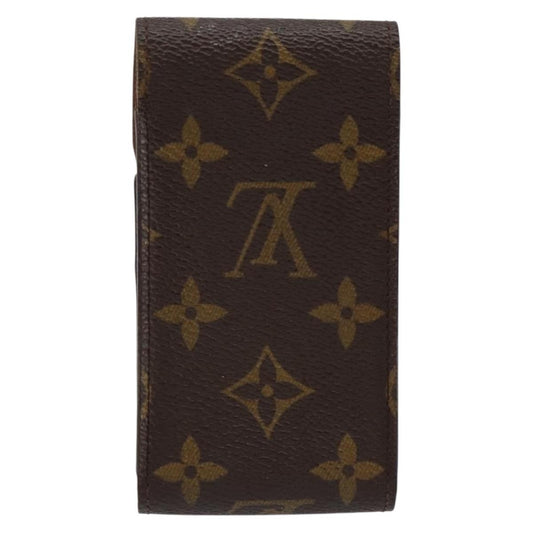 Louis Vuitton Etui Cigarette Case Monogram canvas, BROWN, CANVAS, Toiletry Case
