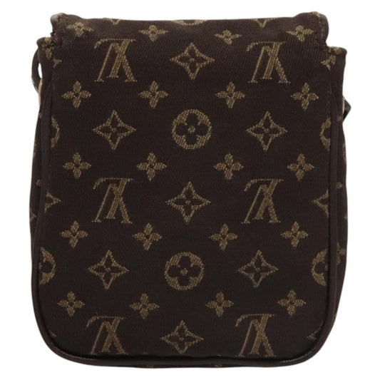 Louis Vuitton Cancun Pochette Monogram Mini Canvas, BROWN, CANVAS, Clutche & pouche