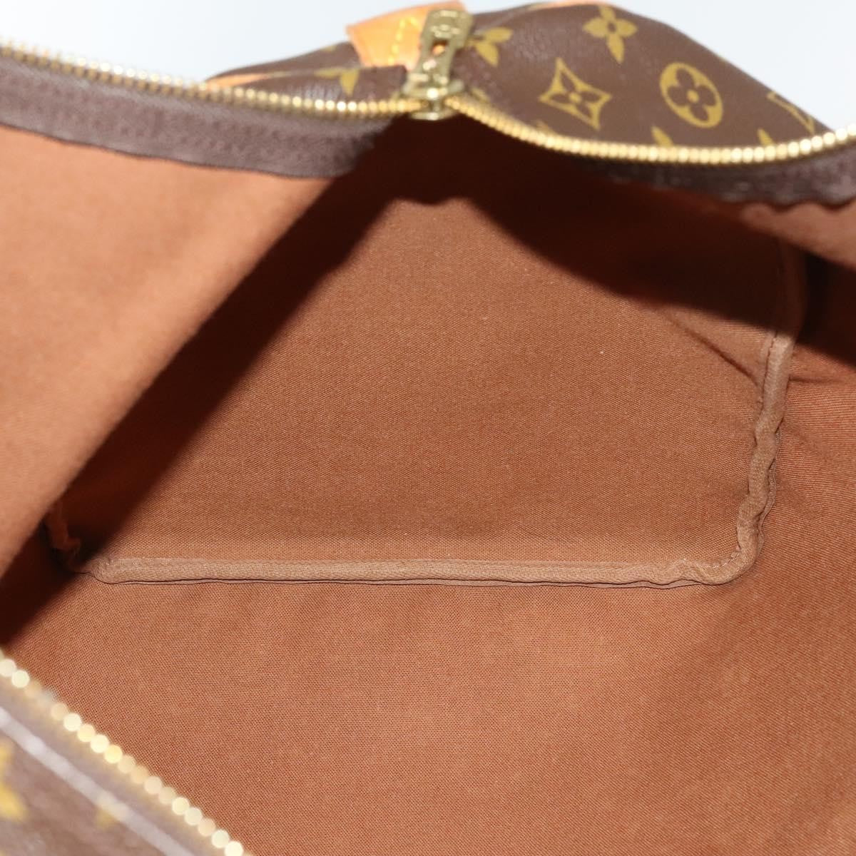 Louis Vuitton Keepall Bag Monogram Canvas, BROWN, CANVAS, Travel bag