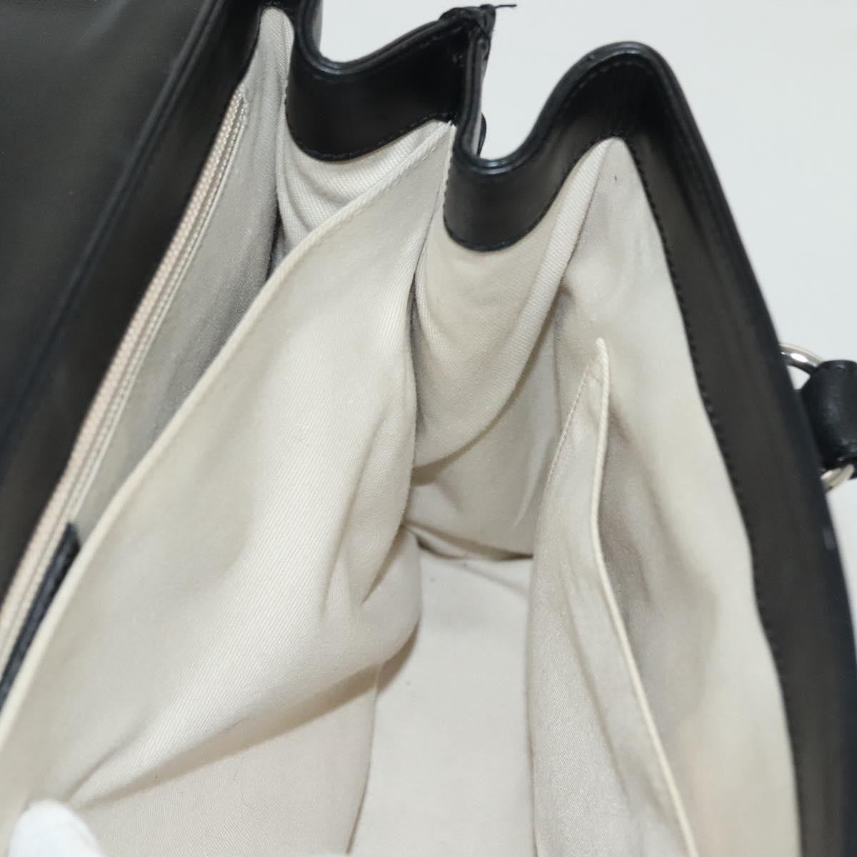 Salvatore Ferragamo Virna Satchel Leather, BLACK, LEATHER, Handbag