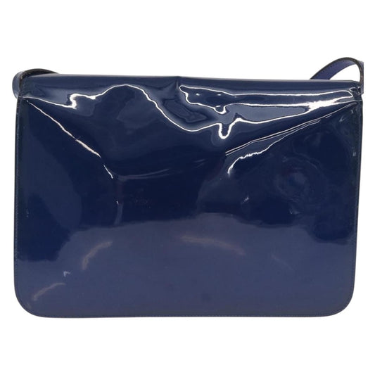 Gucci Bright Bit Shoulder Bag Patent, BLUE, PATENT_LEATHER, Shoulder bag