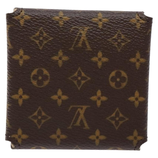 Louis Vuitton CASE JEWELRY BOX Canvas, BROWN, CANVAS, Wallets