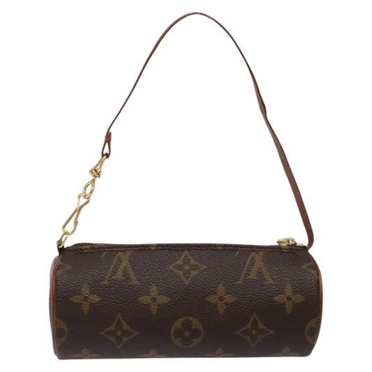 Louis Vuitton Papillon Pochette Monogram Canvas, BROWN, CANVAS, Handbag