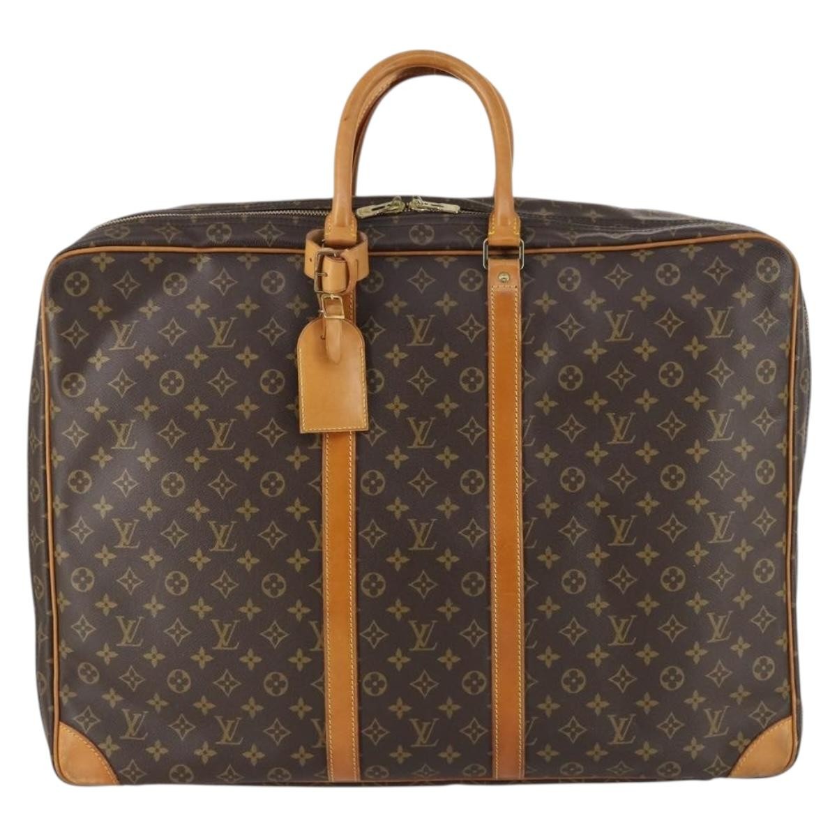 Louis Vuitton Sirius Handbag Monogram Canvas, BROWN, CANVAS, Travel bag