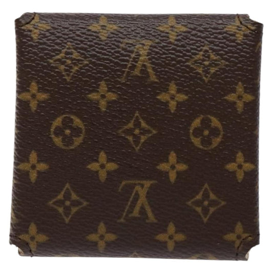 Louis Vuitton CASE JEWELRY BOX Canvas, BROWN, CANVAS, Wallets