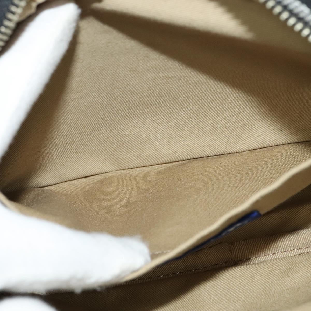 Burberry Waist Bag Vintage Check Canvas, BLUE, CANVAS, Shoulder bag