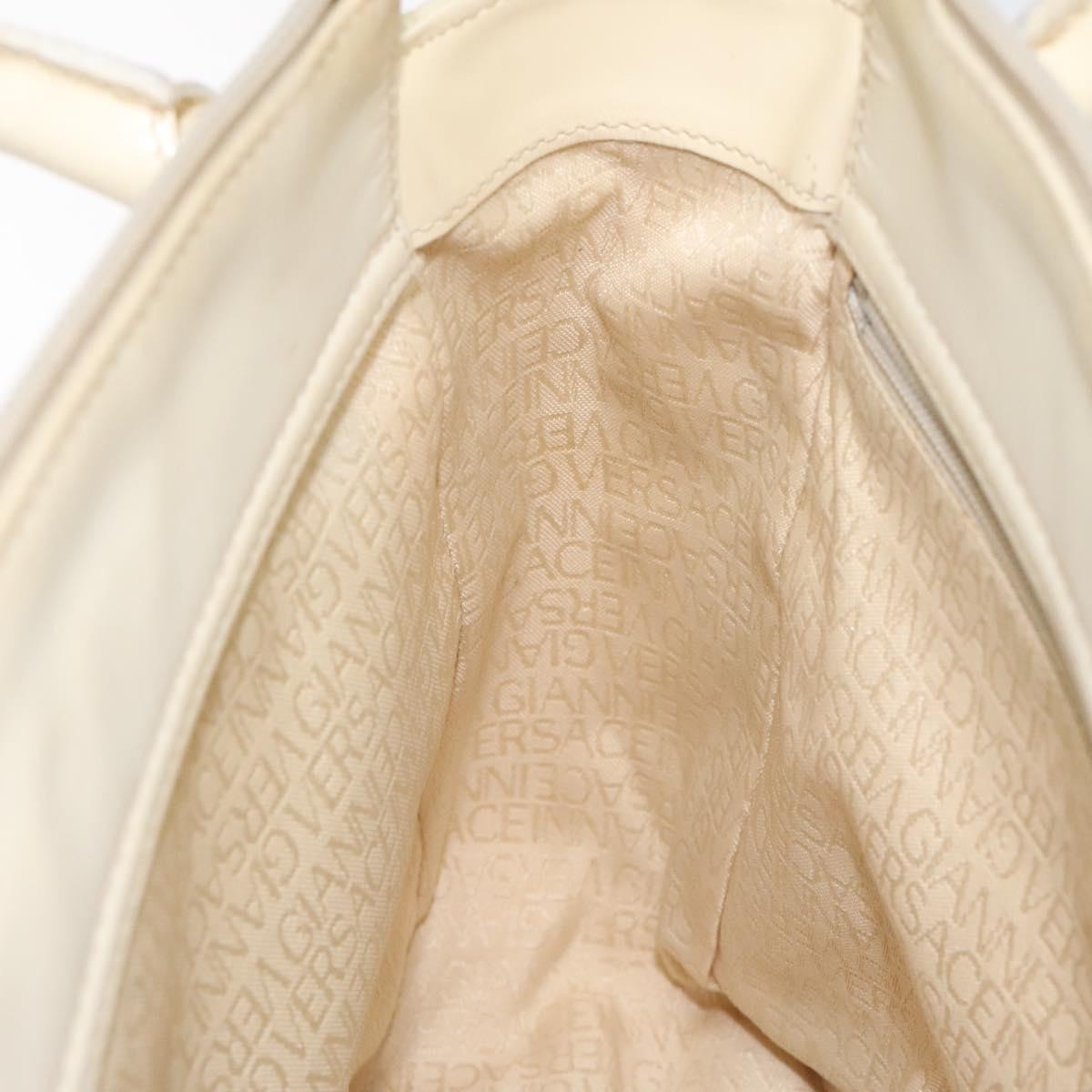 Versace Vintage Handbag Nylon, BEIGE, NYLON, Handbag