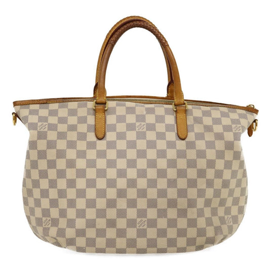 Louis Vuitton Riviera Handbag Damier, WHITE, CANVAS, Handbag