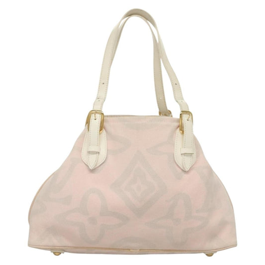 Louis Vuitton Tahitienne Cabas Canvas, PINK, CANVAS, Tote bag