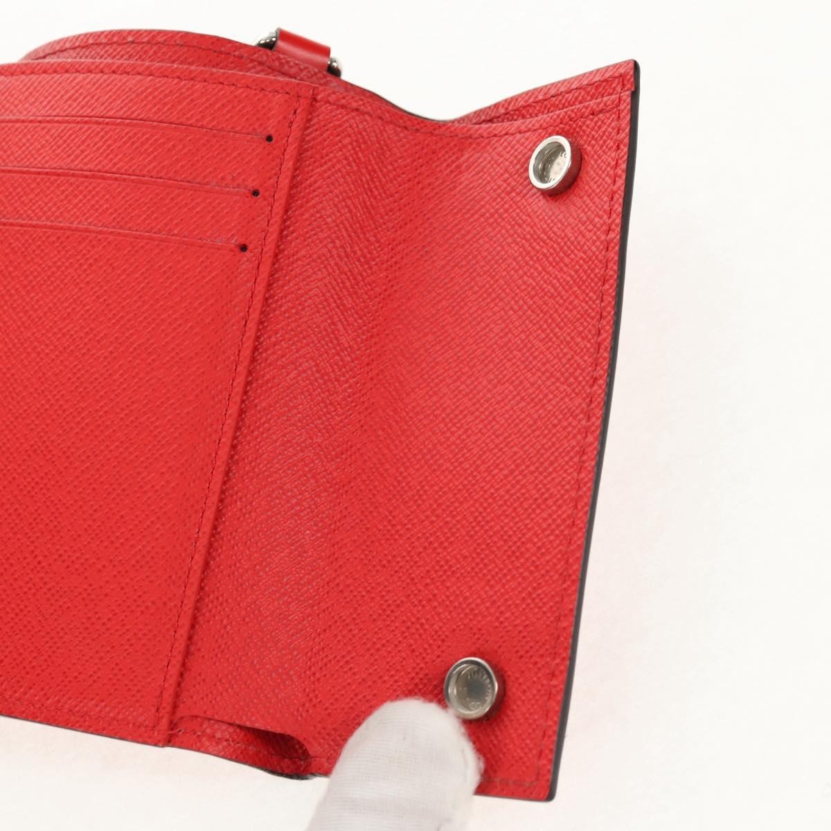 Louis Vuitton Chain Wallet Limited Edition Supreme Epi Leather, RED, LEATHER, Wallets