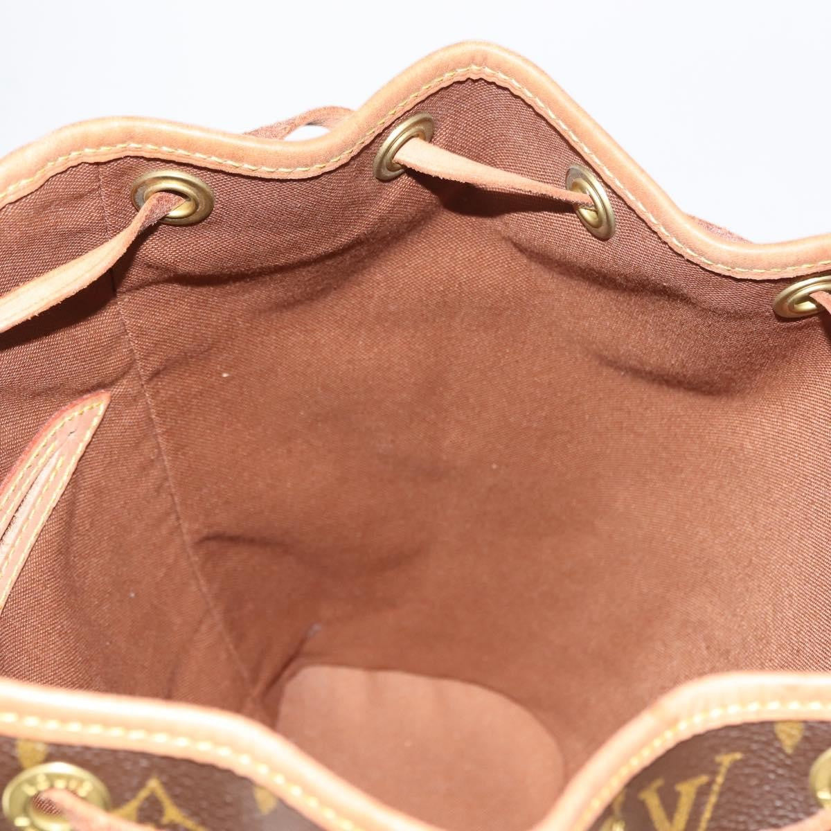 Louis Vuitton Vintage Montsouris Backpack Monogram Canvas, BROWN, CANVAS, Backpack