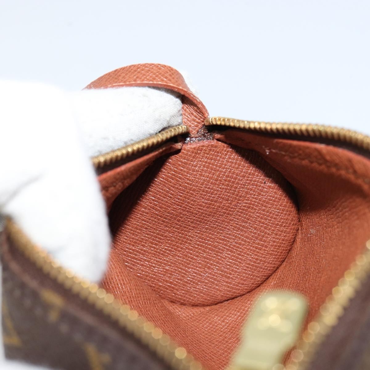 Louis Vuitton Papillon Pochette Monogram Canvas, BROWN, CANVAS, Clutche & pouche