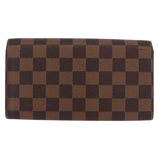 Louis Vuitton Sarah Wallet NM Damier, BROWN, CANVAS, Wallets