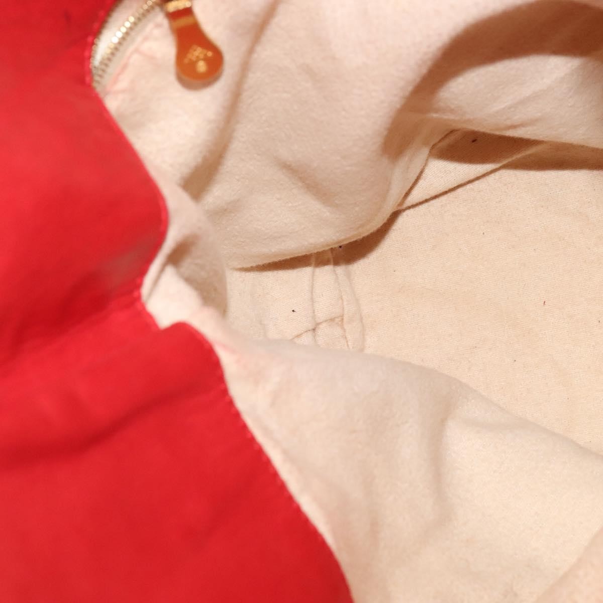 Bottega Veneta Drawstring Tassel Bucket Bag Intrecciato Nappa, RED, LEATHER, Shoulder bag