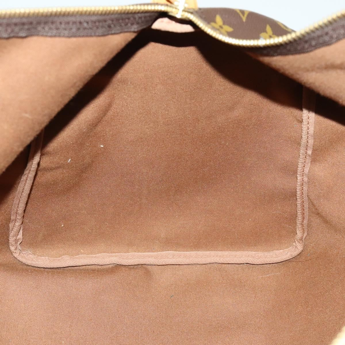 Louis Vuitton Keepall Bag Monogram Canvas, BROWN, CANVAS, Travel bag