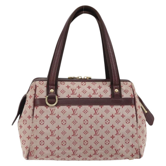 Louis Vuitton Josephine Handbag Mini Lin, RED, CANVAS, Handbag