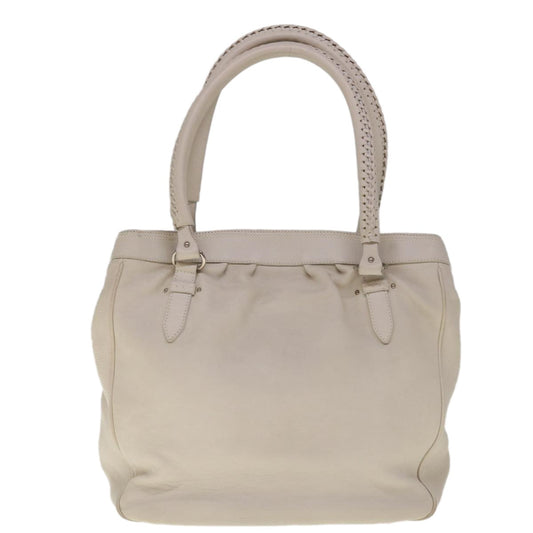 Christian Dior Vintage Handbag Leather, WHITE, LEATHER, Handbag